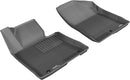 3D MAXpider 2013-2017 Hyundai Elantra GT Kagu 1st & 2nd Row Floormats - Black