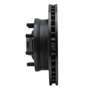 R1 71-95 Chevrolet P20 Front Left Drilled & Slotted Black Brake Rotor