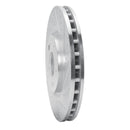R1 03-06 Mitsubishi Lancer Front & Rear Drilled & Slotted Silver Brake Rotor Set