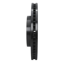 R1 92-06 Lexus ES300 Front Right Drilled & Slotted Black Brake Rotor