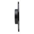 R1 18-25 Volvo XC60 Rear Right Drilled & Slotted Black Brake Rotor