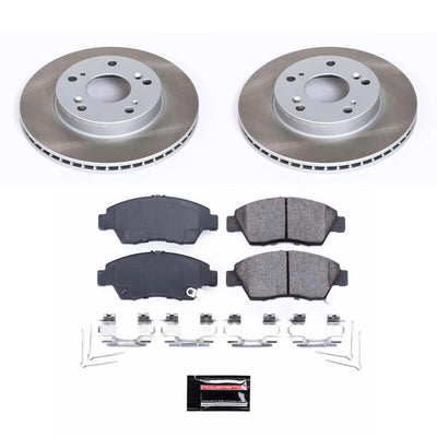 Power Stop 13-15 Acura ILX Front and Rear Semi-Coated Rotor Kit