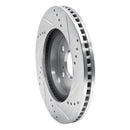 R1 06-18 Lexus HS250h Front Drilled & Slotted Silver Brake Rotor Set