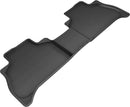 3D MAXpider 19-23 BMW X5 (G05)  7-Passenger Kagu Floormat Complete Set - Black