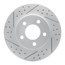 R1 95-02 Ford Ranger (USA/Canada) Front Left Drilled & Slotted Geo-Carbon Rotor