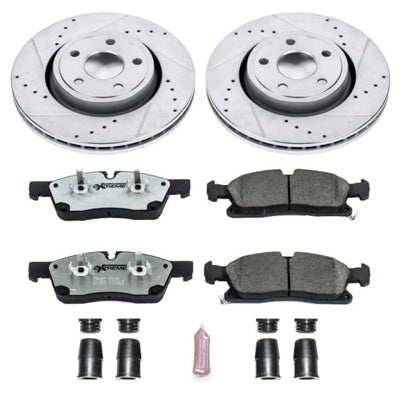 Power Stop 11-12 Jeep Gr& Cherokee Front Z26 Street Kit w/Cals