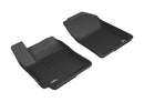 3D MAXpider 2018-2020 Hyundai Accent Sedan Kagu 1st & 2nd Row Floormats - Black