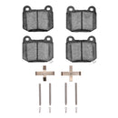 R1 13-20 Subaru WRX Front & Rear Drill/Slot Carbon Coated Rotor Set w/Optimum Pads