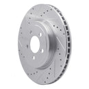 R1 05-23 Dodge Challenger Front Drill & Slot Silver Rotors