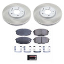 Power Stop 10-13 Kia Forte Front and Rear Semi-Coated Rotor Kit
