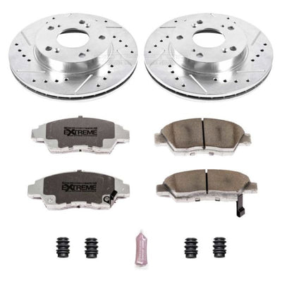 Power Stop 09-11 Honda Civic Front & Rear Z26 Street Warrior Brake Kit