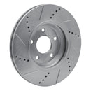 R1 04-12 Chevrolet HHR Front Drilled & Slotted Silver Brake Rotor Set