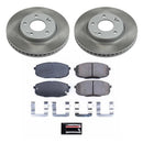 Power Stop 10-13 Kia Forte Front and Rear Semi-Coated Rotor Kit