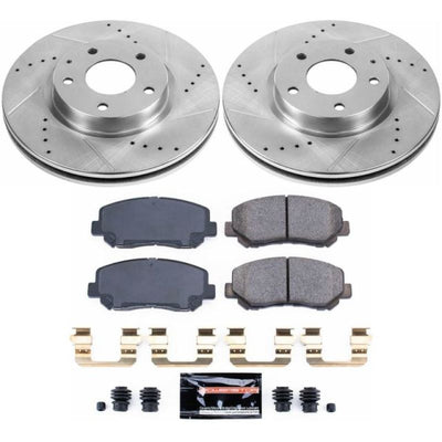 Power Stop 13-15 Mazda CX-5 Front Z23 Evolution Sport Brake Kit w/Calipers