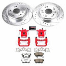 Power Stop 02-04 Acura RL Front & Rear Z26 Street Warrior Brake Kit w/Calipers