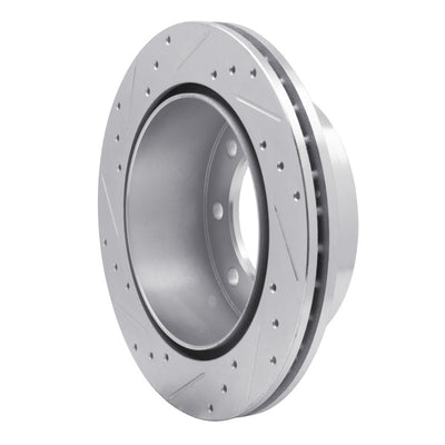 R1 99-20 Chevrolet Avalanche 2500 Rear Drilled & Slotted Silver Brake Rotor Set
