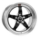 Weld S71 18x12 / 5x4.75 BP / 4.2in. BS Black Wheel (Low Pad) - Non-Beadlock