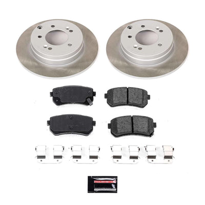 Power Stop 16-19 Hyundai Sonata Front and Rear Semi-Coated Rotor Kit