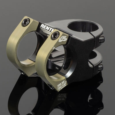 Renthal V2 Apex Stem 31.8 x 50 mm. - Black/AluGold