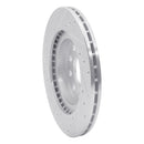 R1 92-95 Toyota MR2 Rear Right Drilled & Slotted Silver Brake Rotor