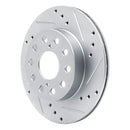 R1 91-95 Toyota MR2 Rear Drilled & Slotted Silver Brake Rotor Set