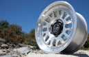 ICON Anza 17x8.5 / 5x5 / -6mm / 4.5in BS Silver Machined Wheel