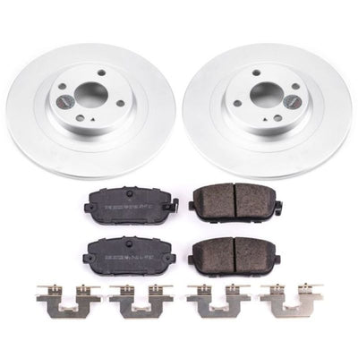Power Stop 17-19 Fiat 124 Spider Front & Rear Z17 Evolution Geomet Coated Brake Kit