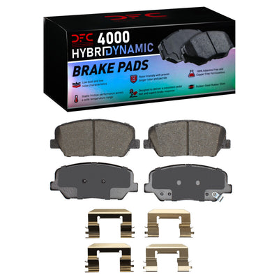 DFC 13-15 Hyundai Veloster Front Geospec Rotors w/4000 HybriDynamic Brake Pads w/Hardware