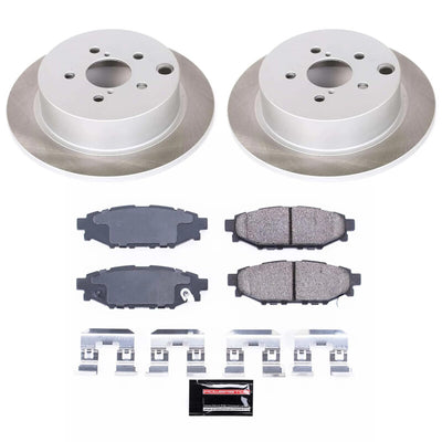 Power Stop 12-16 Subaru Impreza Front and Rear Semi-Coated Rotor Kit