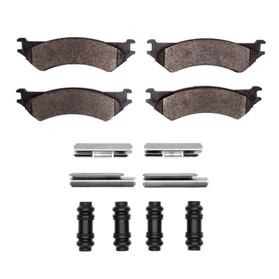 DFC 99-07 Ford E-350 Club Wagon Rear Ultimate Duty Performance Brake Pads and Hardware Kit
