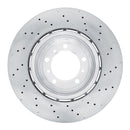 DFC 10-11 Porsche 911 Left Rear Drilled Hi-Carbon Alloy Geomet Coated Rotor