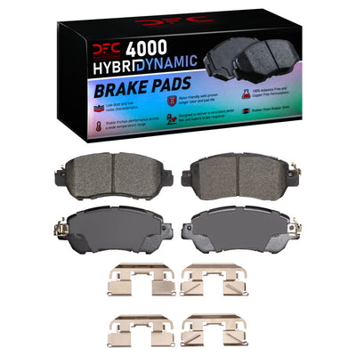 DFC 17-25 Nissan Versa Front Rotors w/4000 HybriDynamic Brake Pads w/Hardware