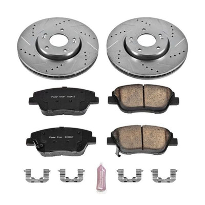 Power Stop 10-15 Hyundai Sonata Front Z23 Evolution Sport Brake Kit w/Calipers
