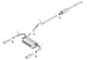 Borla 12-16 Jeep Wrangler JK 3.6L AT/MT 4Wheel 4dr Truck Single Split Rear Exit Catback Exhaust