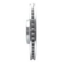 R1 08-09 Jaguar XKR Right Front Drilled & Slotted Silver Brake Rotor
