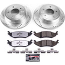 Power Stop 04-05 Ford E-150 Club Wagon Rear Z36 Truck&Tow Kit w/Cals