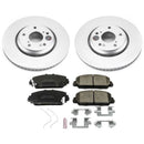 Power Stop 17-18 Acura ILX Front & Rear Z17 Evolution Geomet Coated Brake Kit