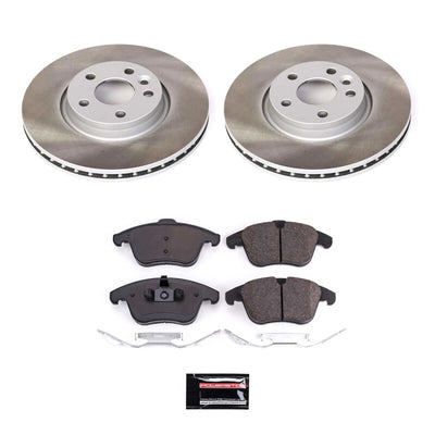 Power Stop 15-18 Volvo S60 Front and Rear Semi-Coated Rotor Kit