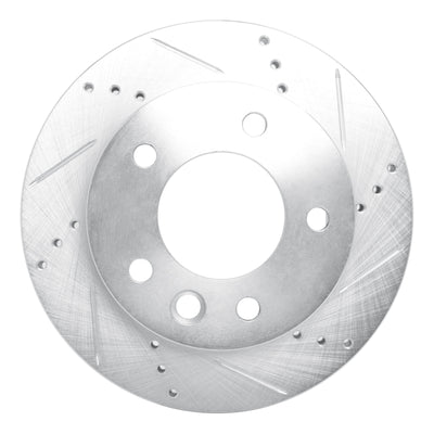 R1 02-06 Dodge Sprinter 2500 Front Right Drilled & Slotted Silver Brake Rotor
