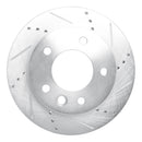 R1 02-06 Dodge Sprinter 2500 Front Right Drilled & Slotted Silver Brake Rotor