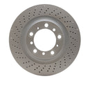 DFC 16-23 Porsche 718 Cayman Right Rear Drilled GeoSPEC Coated Rotor