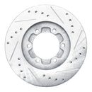 R1 86-06 Chevrolet Luv Pickup (Mexico) Front Left Drilled & Slotted Silver Brake Rotor