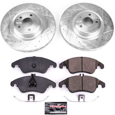 Power Stop 2017 Mercedes-Benz SLC300 Front & Rear Z23 Evolution Sport Brake Kit