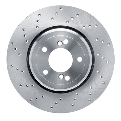 DFC 08-13 BMW M3 Left Rear Drilled Brake Rotor