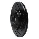 R1 94-00 Kia Spectra Front Right Drilled & Slotted Black Brake Rotor