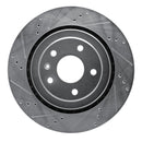 R1 14-19 Chevrolet Corvette Front & Rear Drilled & Slotted Silver Brake Rotor Set