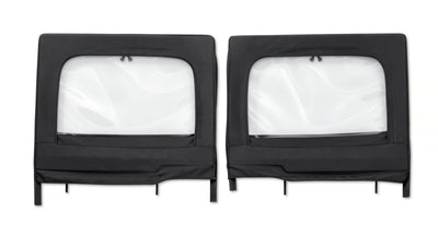 Bestop 20-26 Jeep Gladiator / 18-26 Wrangler JL 4-Door Element Upper Doors (Rear Black Diamond)
