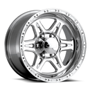 Raceline 886 Renegade 17x9in / 6x135 BP / 6mm Offset / 87.10mm Bore - Polished Wheel