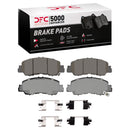 DFC 18-24 Mitsubishi Eclipse Cross Front & Rear Rotors with 5000 Advanced Brake Pads w/Hardware