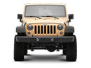 Raxiom 07-18 Jeep Wrangler Axial Series 7-Inch LED Headlights w DRL/ Black Housing - Clear Lens